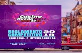 REGLAMENTO COMPETITIVO 2019 - Casino Rueda …casinoruedafest.com/docs/reglamento_competitivo_CRF_2019.pdfE l Casino Rueda F est es un proyect o nacido en Lima, P erú el año 2017.