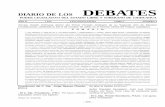 DEBATES - congresochihuahua2.gob.mx · Queda aprobado, en consecuencia, el Orden del Día de la Sesión. 3. - El C. Dip. Presidente.- P.R.I.: A continuación, solicito al Primer Secretario,