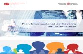 Plan Internacional de Navarra PIN III · Plan Internacional de Navarra PIN III 2017-2020. Pag. 8 La presentación del PIN III 2017-2020 parte precisamente de una valoración de los