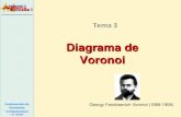 Diagrama de Voronoi - Universidad de Sevillaasignatura.us.es/fgcitig/presentaciones/Tema 3-Voronoi.pdf · 2011. 3. 16. · Divide y vencerás. Historia Aplicaciones Introducción
