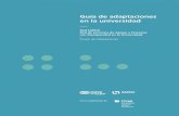 Guía de adaptaciones en la universidad - OUAD Unizar · 43 Introducción Adaptaciones en la universidad: acercamiento conceptual ... que no siempre es bien entendida por el pro -