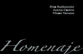 Rita Rutkowski, Juana Castro e Hisae Yanase. Homenaje · Tomando el pulso de aquellos que la precedieron inmediatamente, de ese caldito de cultivo que valientemente trazaron Rafael