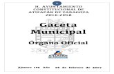 Gaceta Municipal - atizapan.gob.mx 105.pdf · Décimo Novena Sesión Extraordinaria de Cabildo de la Administración Municipal 2016 – 2018, de fecha 25 de enero del año 2017. C.