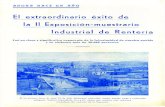 El extraordinario éxito de la II Exposición-muestrario Industrial de … · El acontecimiento de 1.954 en Rentería fué, incuestionablemente, la Exposición-Muestrario, segunda
