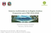 Sistema multimodal en la Región Andina: Propuestas para ... · de gravedad es el norte del Valle, y el 30% en la cuenca del Magdalena, escenario cuyo centro de gravedad es el altiplano.