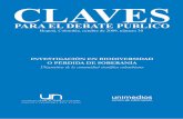 CLAVES - Universidad Nacional de Colombiainvestigacion.unal.edu.co/fileadmin/recursos/siun/... · Su inoperatividad genera dificultades para los científicos colombianos, entorpeciendo