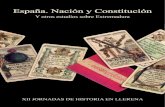 s1ab3c2835c4dd59e.jimcontent.com · 2017. 1. 13. · Jornadas de Historia en Llerena (12ª. 21 y 22 de octubre de 2011. Llerena) España. Nación y Constitución y otros estudios