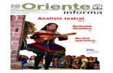 riente - UNAM 2017/Oriente... · Oriente Informa aparece los lunes publicado por el Departamen - to de Información, de la Secretaría General del Plantel Oriente. Edificio de la