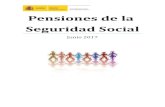 Pensiones de la Seguridad Social · Número de pensiones 9.505.965 + 1,10 % Nómina de pensiones 8.747.587 mil. € 3,02 % Importe de la pensión media 920,22 € + 1,89 % Importe