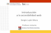 Introducción a la accesibilidad web - RUA: Principal · 2016. 4. 28. · Introducción a la accesibilidad web Ayudas técnicas 3.5 dispositivo apuntador: Dispositivo de entrada conectado