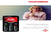 TELÉFONO MÓVIL TM 140 COSI - befuzze.com · Utilice la función de manos libres del teléfono, si la hay. Dado el caso, salga de la carretera y estacione el vehículo antes de realizar