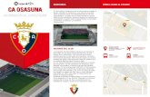 BIENVENIDA CÓMO LLEGAR AL ESTADIO CA OSASUNA · El Club Atlético Osasuna le da la bienvenida al estadio el Sadar. Ubicado en Pamplona y con más de cincuenta años de historia,