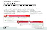 INFORMACIÓN DEL PRODUCTO G DATA TOTAL PROTECTION · virus, troyanos y ataques de hackers: gracias a sus innumerables extras, ... memorias USB, tarjetas de memoria, grabadores u otros