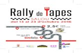 SALOU...Em complau poder-vos presentar la cinquena edició del RALLY DE TAPES per Salou, una ruta gastronòmica pel nostre municipi que destaca per la gran varietat i qualitat de degustacions