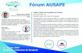 ALTIM Fórum AUSAPE - Asociación de Usuarios de SAP España€¦ · lo referente a la implementación de SAP CRM – C4C. URSA: mejora de la gestión de clientes 4 - 6 junio 2019