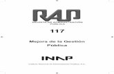 Mejora de la Gestión Pública - INAP MX 117 final.pdf · Un marco conceptual de la mejora en la Administración 75 Pública. Plan Nacional de Desarrollo 2007-2012 y Programa ...