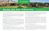 A4 actividades culturales Ruta de los Cátaros 01 · CARCASSONNE – Exc a la Abadía de La Grasse Desayuno. Por la mañana haremos la visita de la ciudad de Carcassonne. Con seguridad