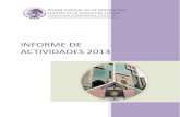 INFORME DE ACTIVIDADES 2013 - cjf.gob.mx€¦ · En este documento se indican las principales actividades realizadas por los órganos de transparencia del Consejo de la Judicatura