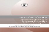 Documentos de trabajo de la Junta Directiva...1 Anexos Informe sobre Inflación de Marzo de 2014 Departamento de Programación e Inflación I. Contexto Externo, comercio exterior y