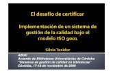 ABUC Acuerdo de Bibliotecas Universitarias de Córdoba ...€¦ · Acuerdo de Bibliotecas Universitarias de Córdoba “Sistemas de gestión de calidad en bibliotecas ... Prestigio