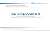 EL SALVADOR - COPADES · Órgano Ejecutivo en el Ramo de Salud para establecer causales adicionales de justificación para poder circular. El derecho de circular en el territorio