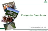 Proyecto San Juan · SAN GABRIEL DEL MUNICIPIO DE SAN JUAN SACATEPEQUEZ, PERTENECIENTE AL DEPARTAMENTO DE GUATEMALA A 36 KM POR CARRETERA AL NOROESTE DESDE LA CAPITAL Y A UNA ALTITUD