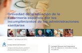 Gravedad de la situación de la Enfermería española …...España: Necesidades de enfermeros para alcanzar ratio UE Nuevos perfiles enfermeros: la especialización en enfermería