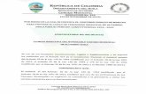 Inicio - UCundinamarcaREPÚBLICA DE COLOMBIA DEPARTAMENTO DEL DE ALTAMIRA CONCEJO MUNICIPAL El Proceso de Elección de personeros Municipales esta reglado en el Titulo 27 del Decreto