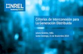 Criterios de Interconexión para La Generación Distribuida · Criterios de Interconexion Simple y Suplementarios Estudios Detallados y de Capacidad de Alojamiento. NREL | 4 Introducción