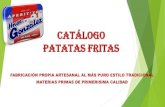 CATÁLOGO PATATAS FRITAS - PA DIGITAL · patatas fritas 160g. onduladas 190g. chips. patatas fritas estuchadas en diferentes presentaciones 60g. chips 40g. DESDE O . FA8RlCA PATAIAS