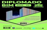 DIPLOMADO BIM 2020 - 02...Introducción a la Metodología BIM Estructuración de procesos y ﬂujos para la ejecución de proyectos basados en modelos BIM Entorno común de datos Adecuación