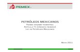 Rendición de Cuentas - Primer Informe Trimestral 2011-PEMEX finalrendiciondecuentas.org.mx/data/arch_segui/sg010611-4.pdf · 2013. 3. 31. · 1.2 Reservas de hidrocarburos 12 1.3