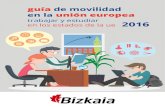 trabajar y estudiar 2016 - Bizkaia · estudiar, trabajar, emprender, contratar o hacer negocios en todos Estados. Por tanto, esta libre circulación de personas favo- rece el dinamismo