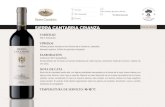 SIERRA CANTABRIA CRIANZA D.O.Ca. RIOJA€¦ · SIERRA CANTABRIA CRIANZA D.O.Ca. RIOJA Suave textura, generoso, sabroso. “ The Wine Advocate Vino tinto 100 % Tempranillo 14 meses