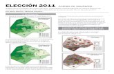 ELECCIÓN 2011 Análisis de resultados€¦ · Análisis de los resultados de la elección 2011, según datos suministrados por el Tribunal Superior de Justicia y correspondientes