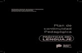 LENGUAJE - IPR MAR DEL PLATA · 1 Plan de continuidad Pedagógica PRÁCTICAS DEL LENGUAJE Dirección General de Cultura y Educación Subsecretaría de Educación Dirección de Educación