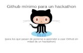 Github mínimo para un hackathon - psicobyte.com · Blog Help Unwatch contributors pslcobyte Star < > Code Fork 21 15 G) 184 commits branch: master 2 branches curso-git / +
