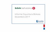 Informe Coyuntura Bizkaia Diciembre 2017 · l 4 Crecimiento sólido, a pesar del endeudamiento, la desigualdad y las tensiones geopolíticas El cierre del tercer trimestre, y los