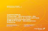 GENOMIA Cliente: Dirección de Innovación e Industrias ...€¦ · -documento 1c llamado: « Genomia_doc1c_traitement dones France_V20110627.pdf ». Este documento presenta, del