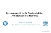 Sostenibilidad Ambiental en la Recerca · PFC: “Disseny, construcció i posta en marxa d'una planta per a la caracterització de membranes ceràmiques de micro i ultrafiltració