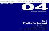 9.1 Policía Local - Castellón de la Plana · Sus respuestas son muy importantes para la Unidad de Educación Vial de la Policía Local con fin de mejorar el servicio que prestan