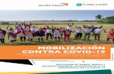 MOBILIZACIÓN CONTRA COVID-19 · ajuste a las opciones de movilización social dirigidas por niños disponibles, utilizando el concepto de SMS propuesto. ESPACIO A niños, niñas
