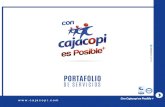 Portafolio WEB - Cajacopi · 2019. 2. 25. · Certificaciones Icontec Nuestra Caja VISIÓN Consolidar en el año 2025 el éxito y posicionamiento sostenible, cuya generación integral