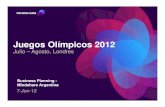 Juegos Olímpicos 2012 · Juegos Olímpicos Londres 2012 3 Entre el 27 de julio y el 12 de agosto , los mejores deportistas del mundo se darán cita en Londres para la XXX edición