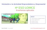 Iniciación a la Actividad Emprendedora y Empresarial 4º ESO … · 2020. 3. 11. · Iniciación a la Actividad Emprendedora y Empresarial ÍNDICE 1. Autonomía personal, liderazgo