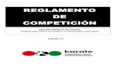 REGLAMENTO DE COMPETICIÓN - karateeuskadi.com · REGLAMENTO DE COMBATE SEMICONTACTO Artículo 1. Área de Competición 1.- ... Después del intercambio formal de saludos entre el