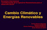 Cambio Climático y Energías Renovablesacademiapanamericanaingenieria.org/2014-Oct/Foro/2_Cambio_Clim… · Energía solar recibida por La Tierra 178,000 Reflejada inmediatamente