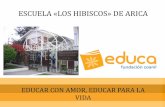 ESCUELA «LOS HIBISCOS» DE ARICA · IND, a través delPrograma de Escuelas Deportivas Integrales EDI. §Programas de Junaeb(desayuno, almuerzo, colaciones, pases escolares, útiles