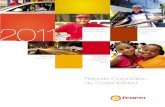 Reporte Corporativo de Sostenibilidad - Terpel · Reporte Corporativo de Sostenibilidad 2011 4 Por tercer año consecutivo presentamos el Reporte Corporativo de Sostenibilidad de