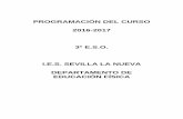 PROGRAMACIÓN DEL CURSOiessevillalanueva.es/wp-content/uploads/2015/03/PGR_EF_3ESO.pdf · La presente programación está realizada de acuerdo con la siguiente normativa: Real Decreto